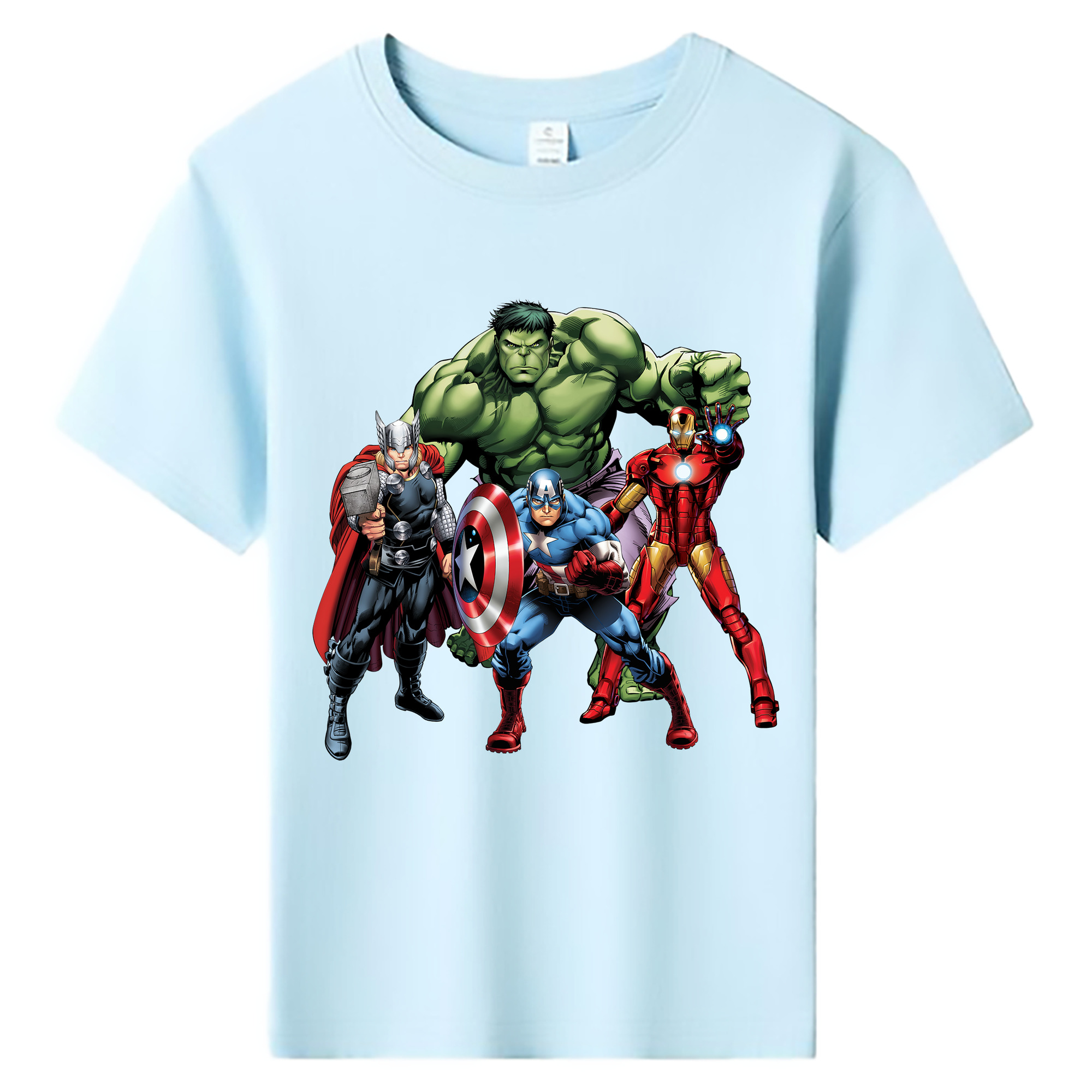 （画像用） アベンジャーズ The Avengers 綿100％キッズTシャツ（フロントプリント）